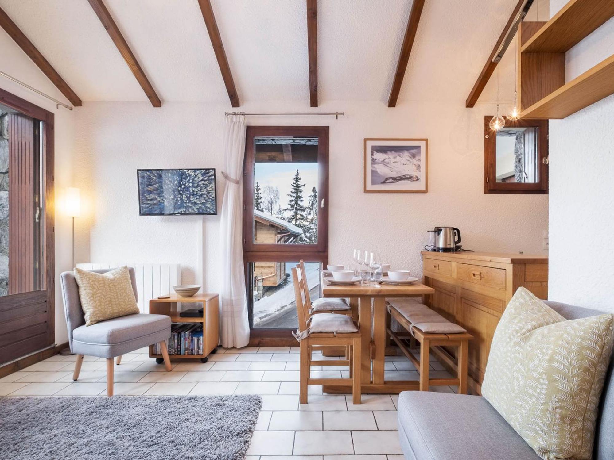 Appartement Moderne Pour 4 Personnes A Courchevel 1650, Proche Des Pistes - Fr-1-563-49 Exterior foto